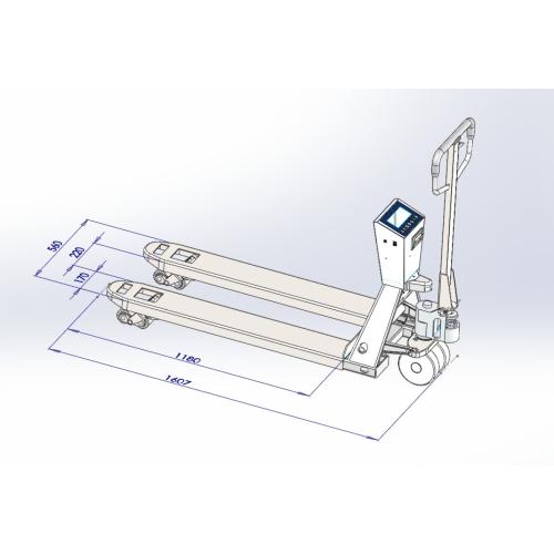 Wózek paletowy z wagą elektroniczną Lilascale B27SC_TAH155055_C4_2000_L_ECO_CE